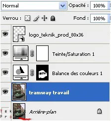 palette des calques