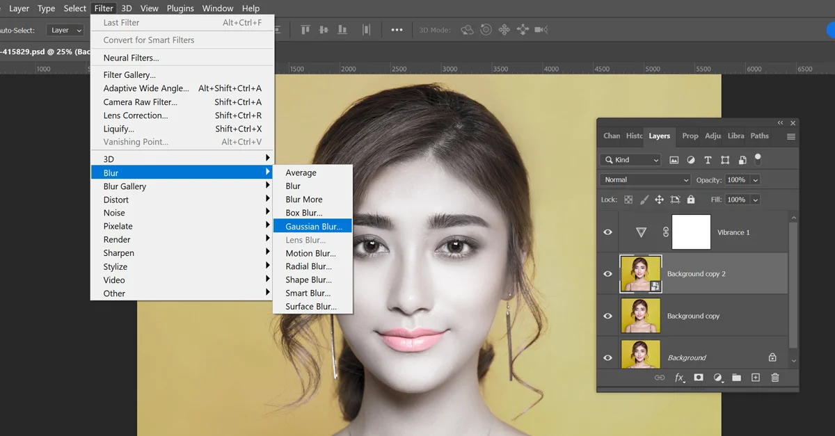 Gaussian blur